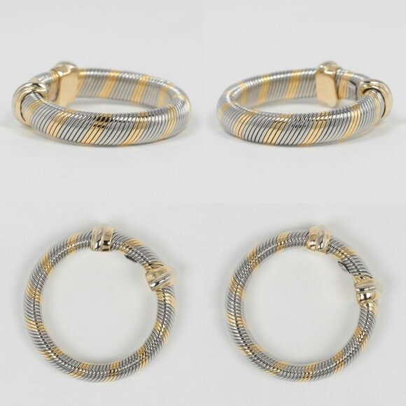 Cartier All Air Ciel Vintage 18K Yellow Gold Stainless Steel No 11.5 - Picture 8 of 10